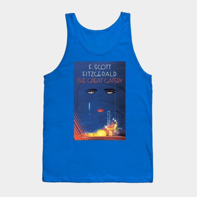 The Great Gatsby - Book Cover Tank Top by SpartanCell